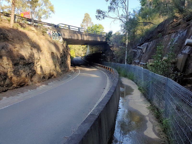 Stairs to zig zag rail trail