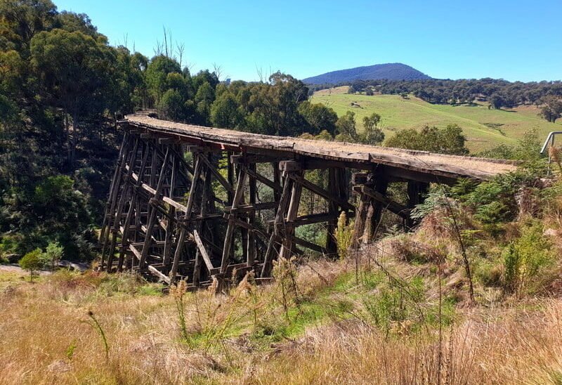 High Country Rail Trail Part 2 – 32 km Bullioh to Shelly – Victoria