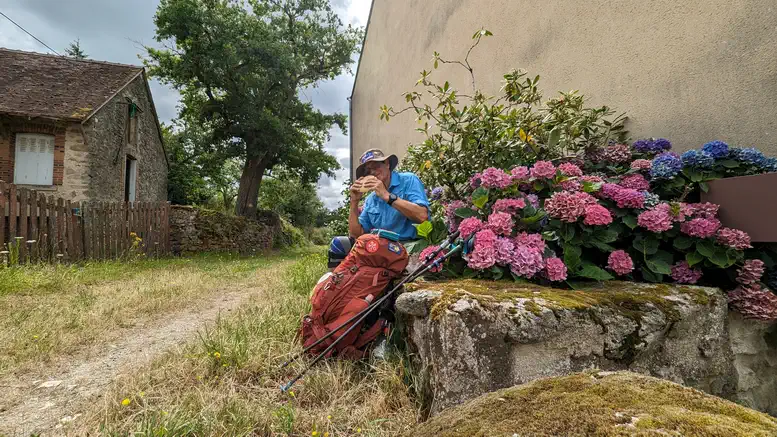 Voie Vezelay - Eguzon lunch